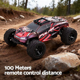 Darrahopens Baby & Kids > Baby & Kid's Toys > Pretend Play Keezi Kids Remote Control Car Off-Road Truck with Lights Electric Vehicle Toys