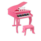 Darrahopens Baby & Kids > Baby & Kid's Toys > Pretend Play Kids Wooden Pretend Musical Toy Baby Children Grand Toy Mini 30 Keys Piano Pink