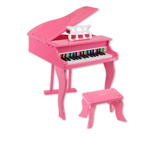 Darrahopens Baby & Kids > Baby & Kid's Toys > Pretend Play Kids Wooden Pretend Musical Toy Baby Children Grand Toy Mini 30 Keys Piano Pink