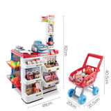Darrahopens Baby & Kids > Baby & Kid's Toys > Pretend Play Supermarket Play Set Grocery Shopping Pretend Role Play w/ Trolley