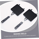 Darrahopens Baby & Kids > Baby & Kid's Toys > Pretend Play Waffle Mold Pan - Aluminum Nonstick Waffle Baking Dish for DIY Breakfast Waffles