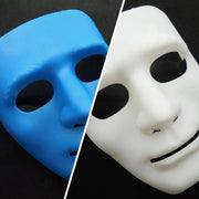 Darrahopens Baby & Kids > Baby & Kids Others > Baby & Toddler Clothing 2x Robot Plain Mask Purge Style Halloween Scary Ghost Blank Mask Unisex - 2x White