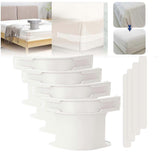 Darrahopens Baby & Kids > Baby & Kids Others > Baby & Toddler Clothing 4-Pack No-Slip Bed Sheet Holders, Corner Grippers for Fitted Bedding
