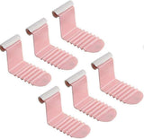Darrahopens Baby & Kids > Baby & Kids Others > Baby & Toddler Clothing 6PCS Plastic Bed Sheet Clips, Pink Grippers to Keep Sheets Neat
