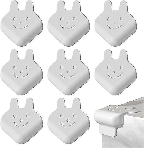 Darrahopens Baby & Kids > Baby & Kids Others > Baby & Toddler Clothing 8pcs Silicone Corner Protectors for Babies - Self-Adhesive Babies Table Edge Guards