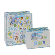 Darrahopens Baby & Kids > Baby & Kids Others > Baby & Toddler Clothing bulk 24 Medium Baby Boy Gift Bag 2 Asst 23cm