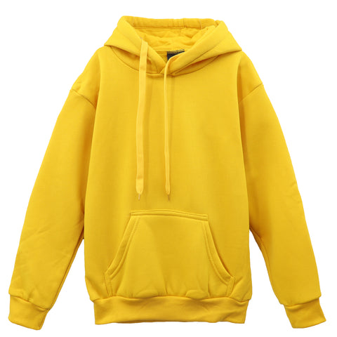 Darrahopens Baby & Kids > Baby & Kids Others > Baby & Toddler Clothing Kids Unisex Basic Pullover Hoodie Jumper School Uniform Plain Casual Sweat Shirt, Yellow, 10