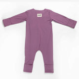 Darrahopens Baby & Kids > Baby & Kids Others > Baby & Toddler Clothing Ponchik Babies + Kids - Magnetic Bamboo Body Suit Onesie - Plum - 0-3m