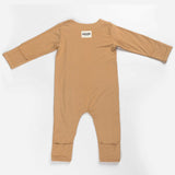 Darrahopens Baby & Kids > Baby & Kids Others > Baby & Toddler Clothing Ponchik Babies + Kids Magnetic Bamboo Body Suit - Toffee - 0-3m