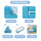 Darrahopens Baby & Kids > Baby & Kids Others > Baby & Toddler Clothing Portable Baby Travel Bassinet with Mosquito Net & Canopy – Foldable Infant Bed, Lightweight Carry Bag (Red)