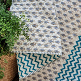 Darrahopens Baby & Kids > Baby & Kids Others GOTS Certified Organic Cotton Reversible Baby Quilt (100x120cm) - Little Fish (Blue)