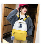 Darrahopens Baby & Kids > Baby & Kids Others > Kid's Backpacks 4-Piece Blue Student Backpack Set with Cat Print - Durable Canvas School Bag Combo - Includes Backpack, Tote Bag, Crossbody Bag & Pencil Case