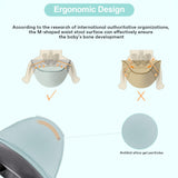 Darrahopens Baby & Kids > Baby & Kids Others > Kid's Backpacks 6-in-1 Adjustable Baby Carrier with Hip Seat – 11.8–15.7in Adjustable Height, Breathable Mesh & Multi-Position Carry for Newborn to 36 Months (Green)