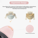 Darrahopens Baby & Kids > Baby & Kids Others > Kid's Backpacks 6-in-1 Adjustable Baby Carrier with Hip Seat – 11.8–15.7in Adjustable Height, Breathable Mesh & Multi-Position Carry for Newborn to 36 Months (Pink)