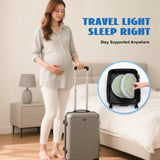 Darrahopens Baby & Kids > Baby & Kids Others > Kid's Backpacks Adjustable Pregnancy Pillow with Velcro Design – Side Sleeping Support for Back, Belly, Hips & Legs, Travel-Friendly Maternity Pillow with Bonus Auxiliary Pillow(Green)