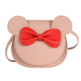 Darrahopens Baby & Kids > Baby & Kids Others > Kid's Backpacks Adorable Bow Bear Crossbody Bag for Kids - khaki Small Shoulder Bag 13*13*5cm