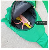 Darrahopens Baby & Kids > Baby & Kids Others > Kid's Backpacks Black Kids Cartoon Dinosaur Chest Bag Cute Lightweight Nylon Crossbody Shoulder Pack for Toddlers Outings and Travel New Arrival Gift