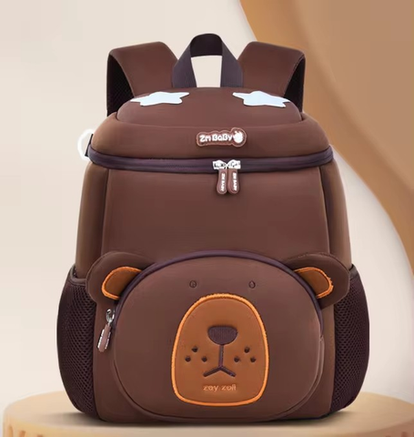 Darrahopens Baby & Kids > Baby & Kids Others > Kid's Backpacks Coffee Bear Cute Animal  Kids Backpack - Lightweight Toddler School Bag - Soft 3D Cartoon Daypack for Kindergarten & Childcare- Boys Girls Ages 3-6