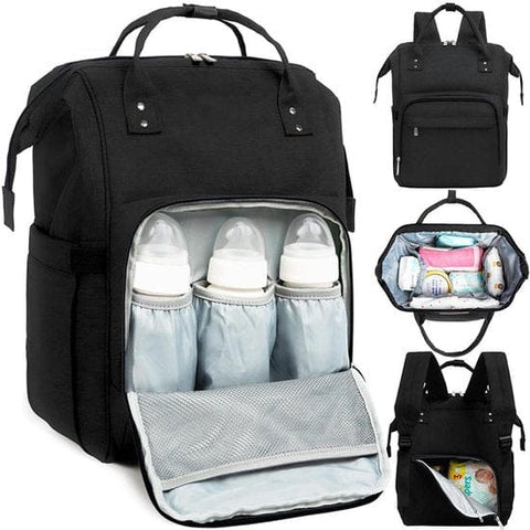 Darrahopens Baby & Kids > Baby & Kids Others > Kid's Backpacks Diaper bag/backpack - Multifunctional baby diaper bag (large) - Black