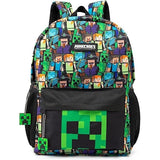 Darrahopens Baby & Kids > Baby & Kids Others > Kid's Backpacks Minecraft Backpack for Boys Black School Bag Compatible with Creeper Zombie Skeleton Enderman \u0026 Cave Spider