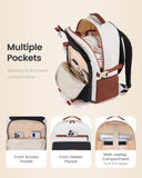 Darrahopens Baby & Kids > Baby & Kids Others > Kid's Backpacks School Backpack for Teens & Students – Large Capacity Laptop Bag with 15.6 Inch Compartment, Waterproof Fabric & Multiple Pockets, Ideal for College, Travel, and Daily Use (Brown)