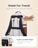 Darrahopens Baby & Kids > Baby & Kids Others > Kid's Backpacks School Backpack for Teens & Students – Large Capacity Laptop Bag with 15.6 Inch Compartment, Waterproof Fabric & Multiple Pockets, Ideal for College, Travel, and Daily Use (Brown)