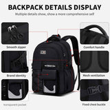 Darrahopens Baby & Kids > Baby & Kids Others > Kid's Backpacks Teenager Backpack Safe Materials Backpack Multiple Compartments Backpack Ample - Blue - Size 44-32CM In Australia - Darrahopens