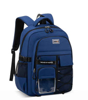 Teenager Backpack Safe Materials Backpack Multiple Compartments Backpack Ample - Blue - Size 47-34CM In Australia - Darrahopens
