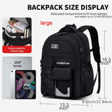 Darrahopens Baby & Kids > Baby & Kids Others > Kid's Backpacks Teenager Backpack Safe Materials Backpack Multiple Compartments Backpack Ample - White - Size 44-32CM In Australia - Darrahopens