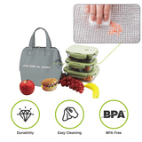Darrahopens Baby & Kids > Baby & Kids Others > Kid's Lunch Boxes & Bags Insulated Thermal Cooler Lunch Bag Portable Picnic Storage Bag Pouch 22*14*25cm