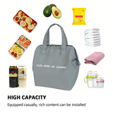 Darrahopens Baby & Kids > Baby & Kids Others > Kid's Lunch Boxes & Bags Insulated Thermal Cooler Lunch Bag Portable Picnic Storage Bag Pouch 22*14*25cm