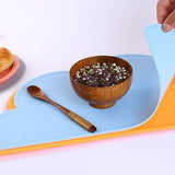 Darrahopens Baby & Kids > Baby & Kids Others > Kid's Lunch Boxes & Bags Silicone Placemats for Kids Baby Toddlers Food Grade