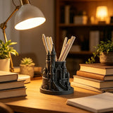 Darrahopens Baby & Kids > Baby & Kids Others > Pen & Pencil Cases 3D Printed Pen Castle Desktop Organizer, Black