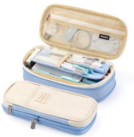 Darrahopens Baby & Kids > Baby & Kids Others > Pen & Pencil Cases Large Pencil Case - School and Office Pencil Case - Unisex - Multi-layered - Simple