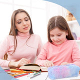 Darrahopens Baby & Kids > Baby & Kids Others > Pen & Pencil Cases Pencil Cases - 3-Piece - Storage Bags - Fluffy Fleece Pencil Cases - Rainbow Gradient Design - Suitable for girls aged 3 to 12 - Ideal gift for birthdays, graduations and Christmas