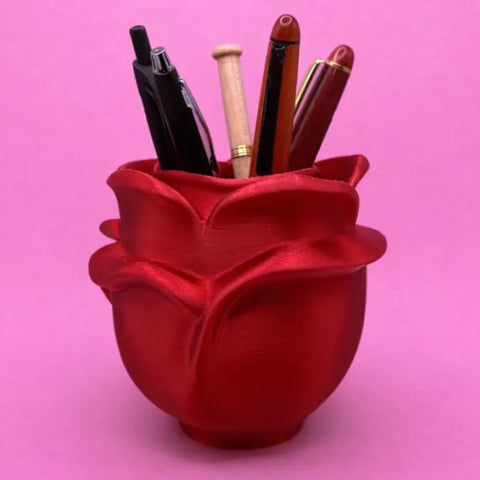 Darrahopens Baby & Kids > Baby & Kids Others > Pen & Pencil Cases Rose Pen Holder (Red)