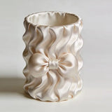 Darrahopens Baby & Kids > Baby & Kids Others > Pen & Pencil Cases Sweet Bow Silk Pen Holder, White Silk