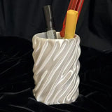 Darrahopens Baby & Kids > Baby & Kids Others > Pen & Pencil Cases Sweet Bow Silk Pen Holder, White Silk