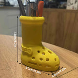Darrahopens Baby & Kids > Baby & Kids Others > Pen & Pencil Cases Yellow Crocs Boot Pen Holder – A Fun Desktop Organizer