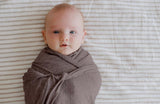 Darrahopens Baby & Kids > Baby & Kids Others Ponchik Babies + Kids - Ribbed Swaddle Jersey Wrap - Carmel