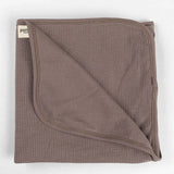 Darrahopens Baby & Kids > Baby & Kids Others Ponchik Babies + Kids - Ribbed Swaddle Jersey Wrap - Carmel