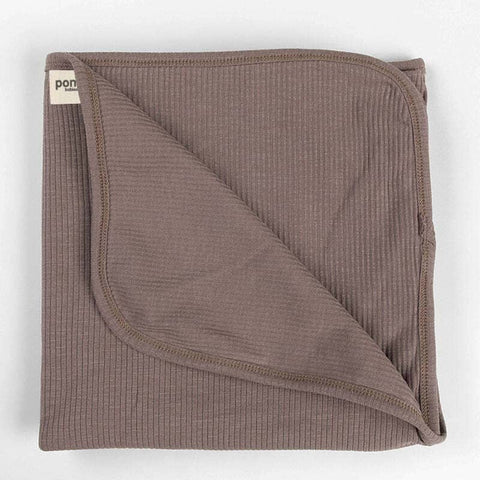 Darrahopens Baby & Kids > Baby & Kids Others Ponchik Babies + Kids - Ribbed Swaddle Jersey Wrap - Carmel