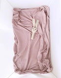 Darrahopens Baby & Kids > Baby & Kids Others Ponchik Babies + Kids - Ribbed Swaddle Jersey Wrap - Love