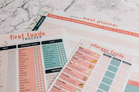 Darrahopens Baby & Kids > Baby & Kids Others Starting Solids Magnet Planner Pack