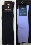 Darrahopens Baby & Kids > Boys Clothing 2x Pairs SCHOOL SOCKS Plain Ribbed Knee High Cotton Rich Girls Boys Unisex Kids