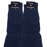 Darrahopens Baby & Kids > Boys Clothing 2x Pairs SCHOOL SOCKS Plain Ribbed Knee High Cotton Rich Girls Boys Unisex Kids -  - 6-11 (12+ Years Old)