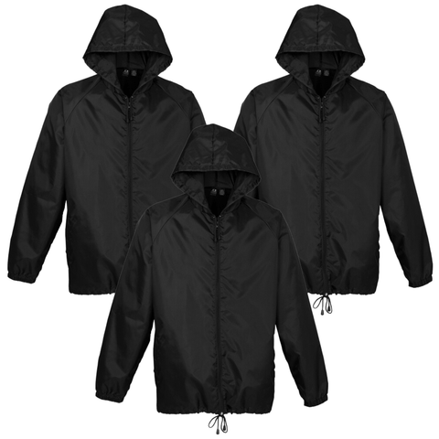 Darrahopens Baby & Kids > Boys Clothing 3x Kids Spray Jacket Outdoor Hike Rain Sport Poncho Waterproof - Black