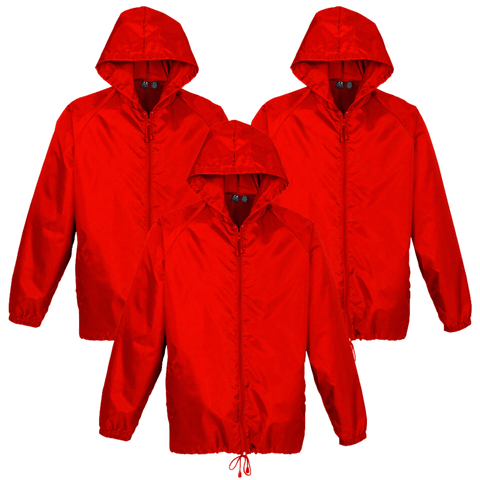 Darrahopens Baby & Kids > Boys Clothing 3x Youth Spray Jacket Outdoor Casual Hike Rain Sport Poncho Waterproof - Red