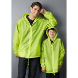 Darrahopens Baby & Kids > Boys Clothing 3x Youth Spray Jacket Outdoor Casual Hike Rain Sport Waterproof - Fluoro Lime
