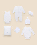 Darrahopens Baby & Kids > Boys Clothing 6PC Essentials Pack - Pure White -Newborn